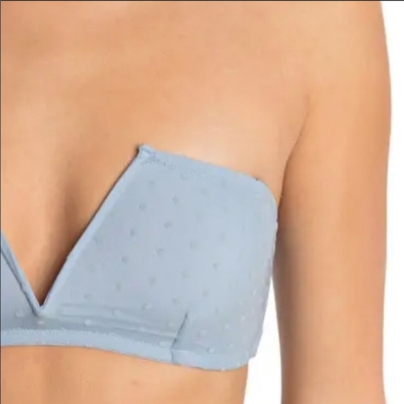 Free People Sierra Bandeau Bra Blue Rain - Picture 6 of 12